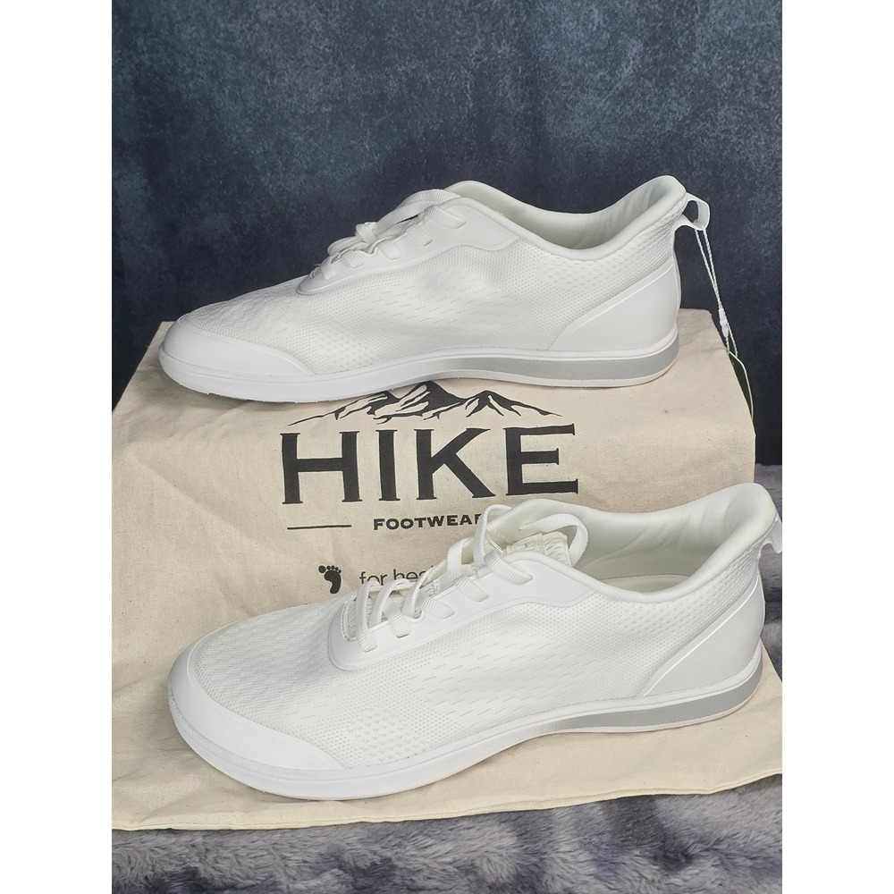 NWT Hike Footwear Flame Barefoot Sneakers White Mesh Minimalist Womens Size 7.5